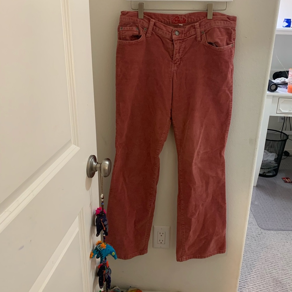 Adorable pink vintage corduroy pants!